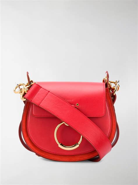 chloe tess red|chloe tess bag small.